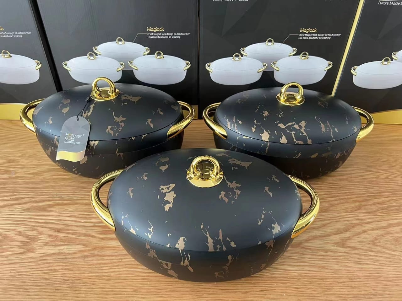 Nordic Insulated Hotpots Marble Effect