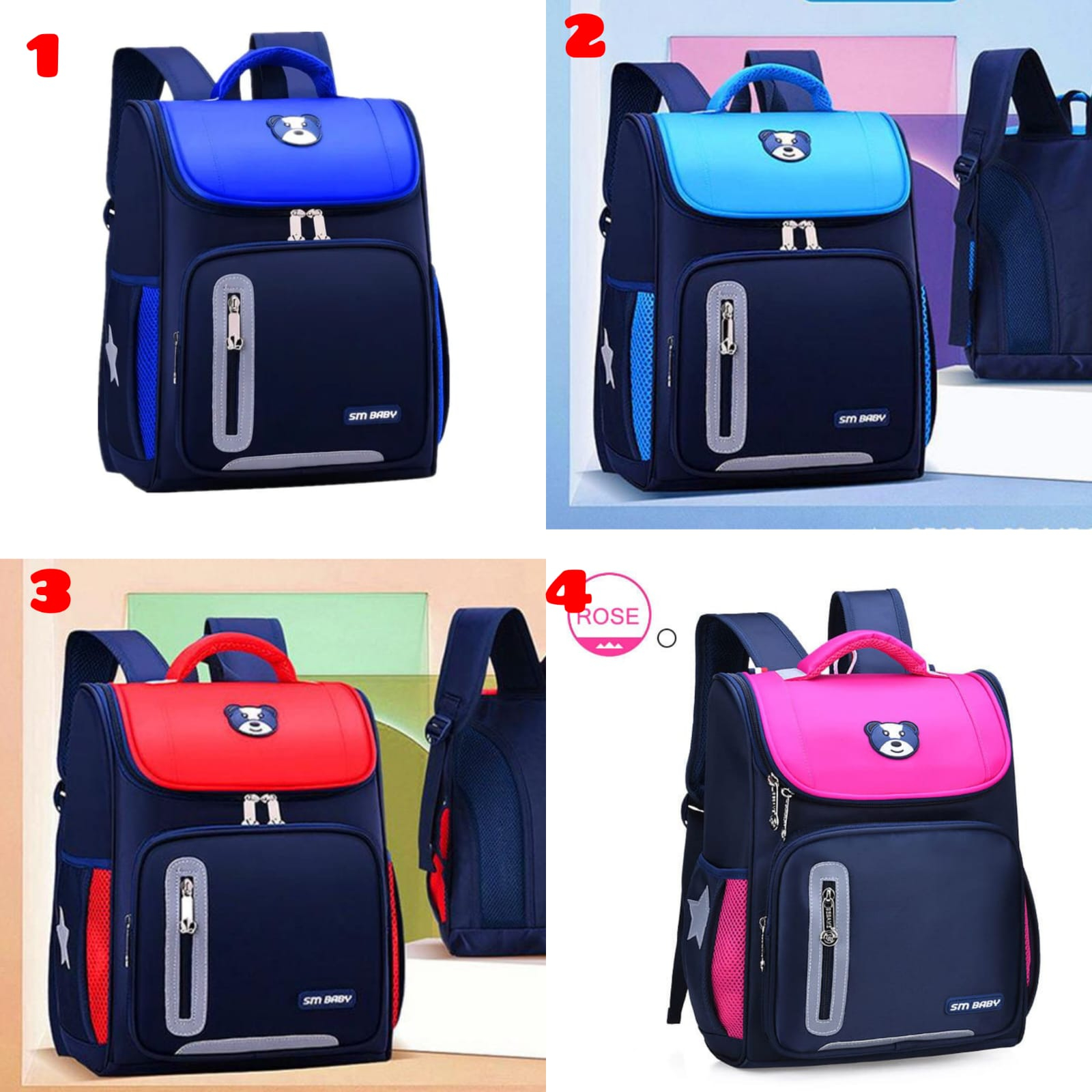 Large SM Baby School Bag