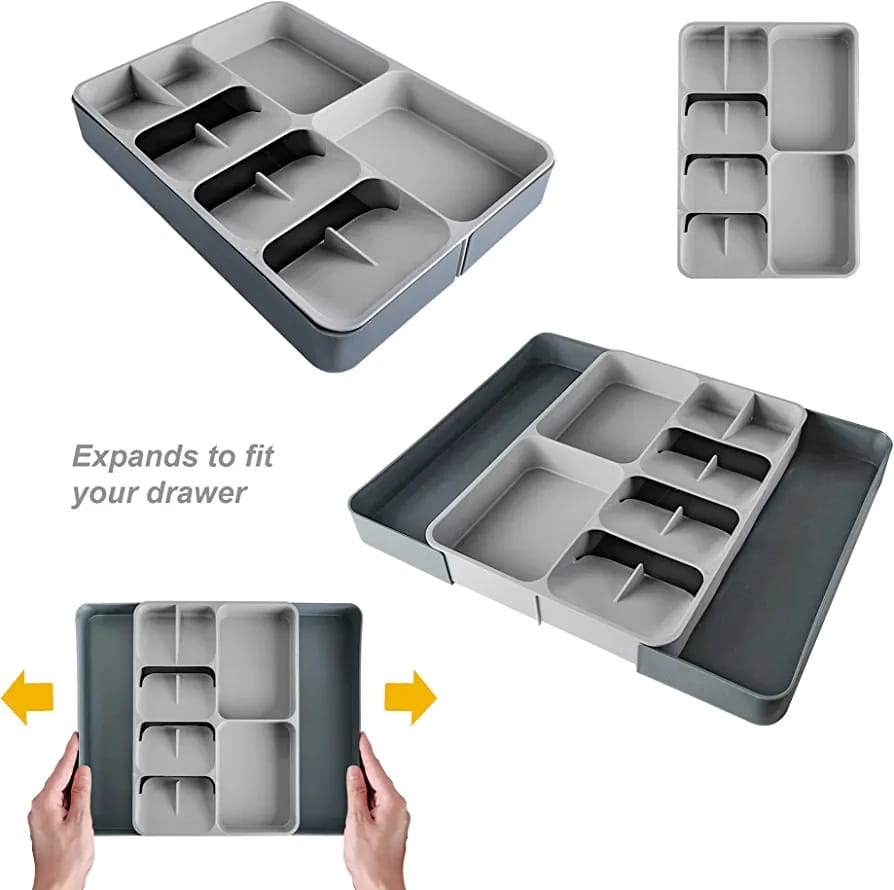 Creative Expandable Cutlery Organizer 