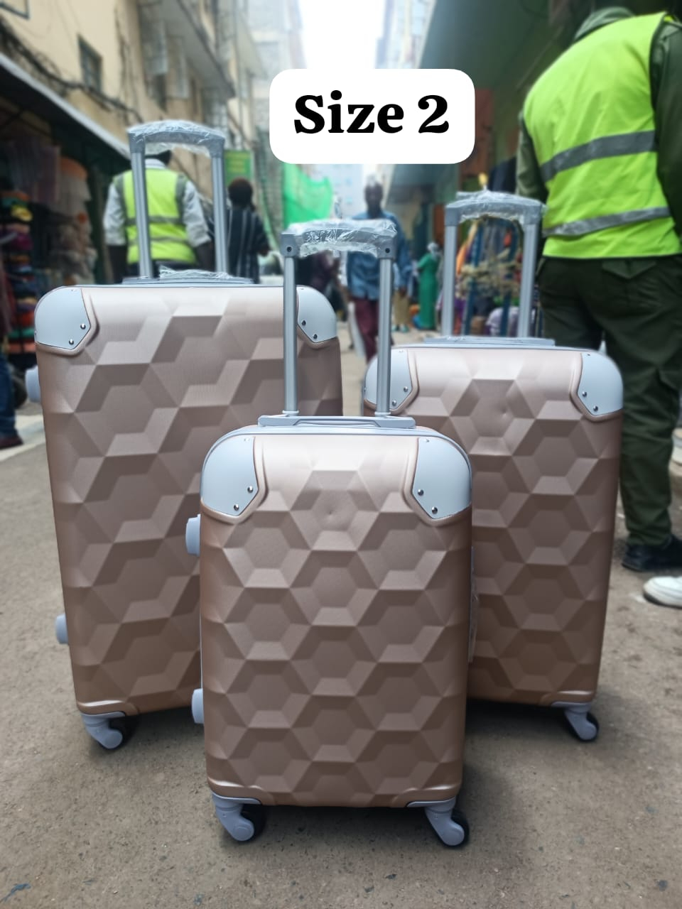 3 in 1 Luxurious Fibre Suitcase