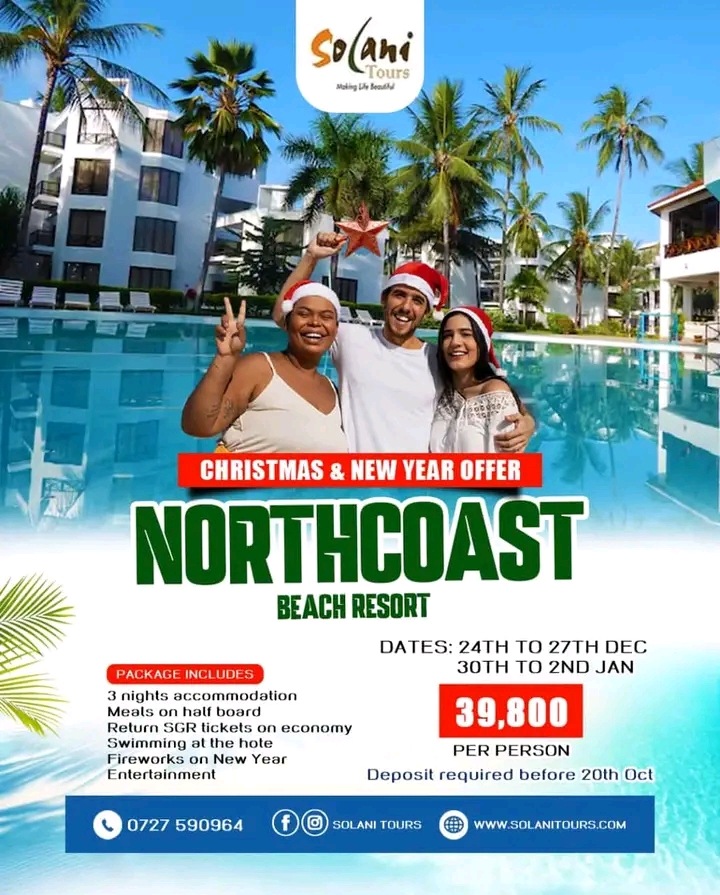 Northcoast Beach Resort Christmas & New Year Getaway
