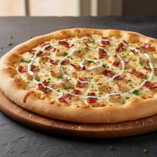 Chicken Bacon Ranch Pizza