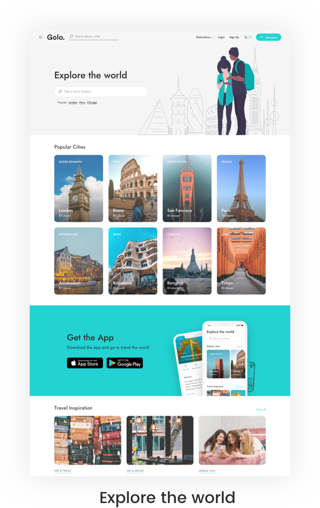 City Travel Guide WordPress Theme