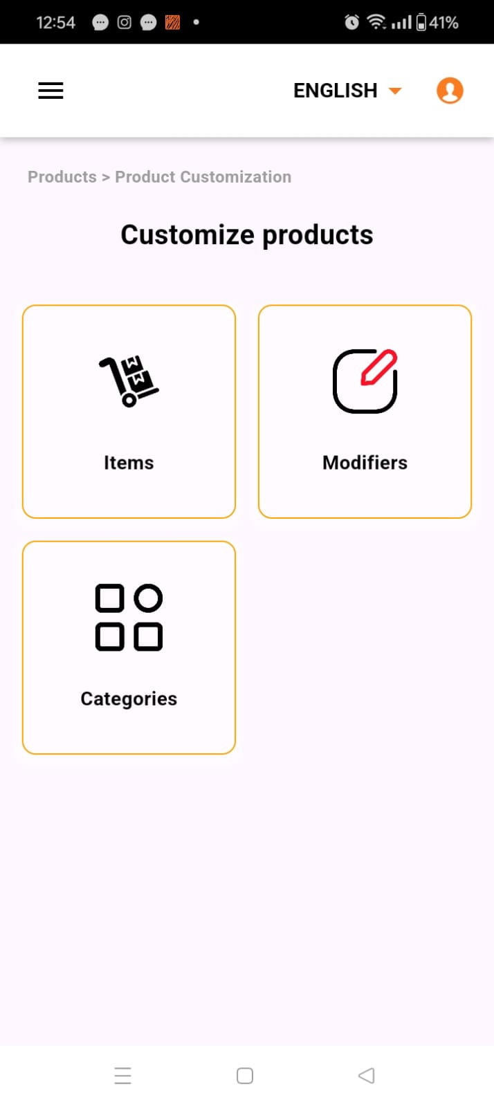 Menu Management