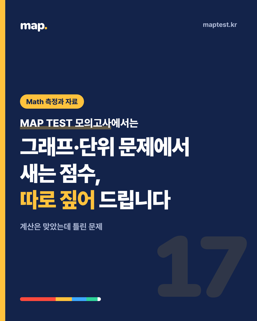 계산은 맞았는데 틀린 문제, 그래프와 단위를 보세요