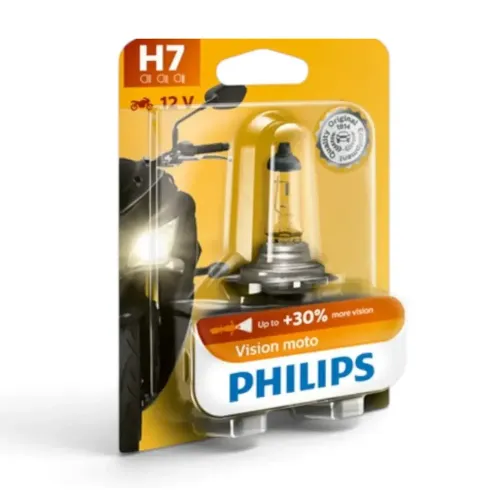 Bec H7 Halogen Philips Moto 12V55W Vision Moto