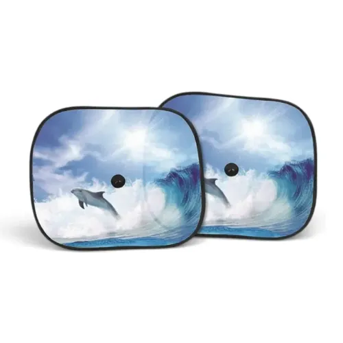 Set 2 Parasolare Geamuri Laterale Bottari 36×44 cm, Model Delfin, cu Ventuze