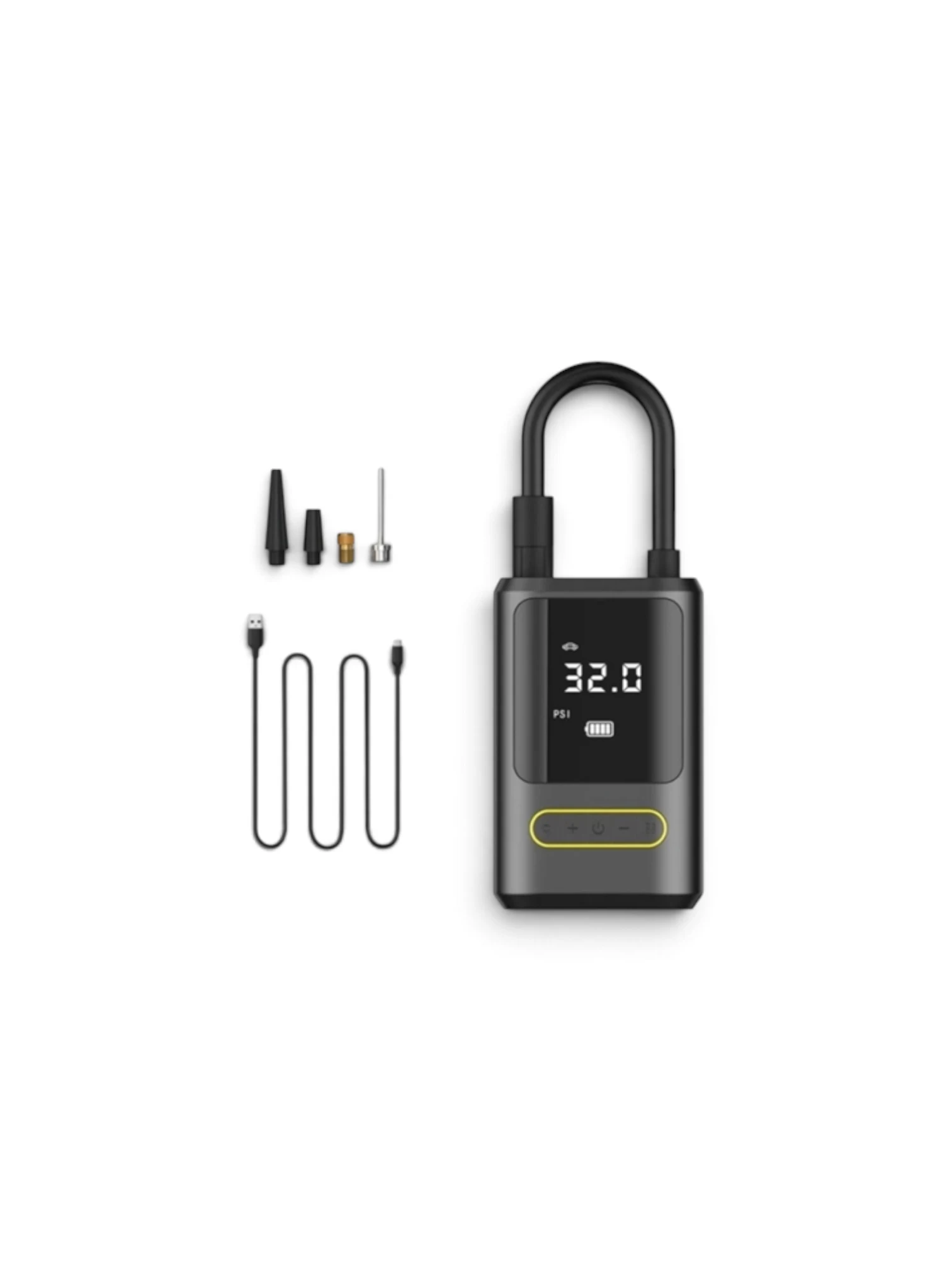 24070BT Compresor Digital Mobil Cu Manometru Si Power Bank Bottari