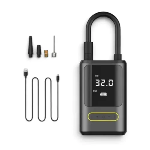 Compresor Digital Mobil cu Manometru și Power Bank Bottari