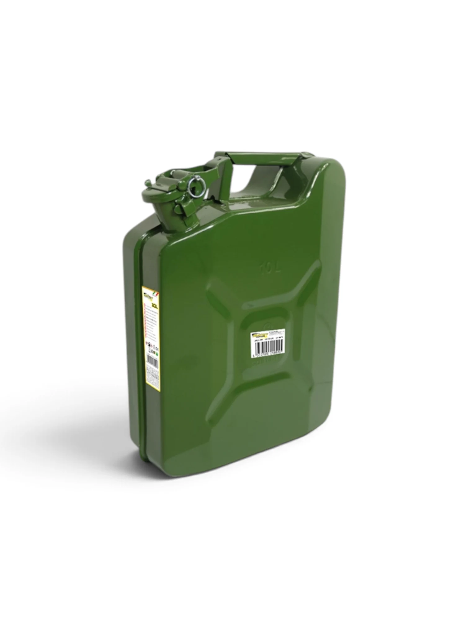 Canistră metalică verde 10 litri Bottari