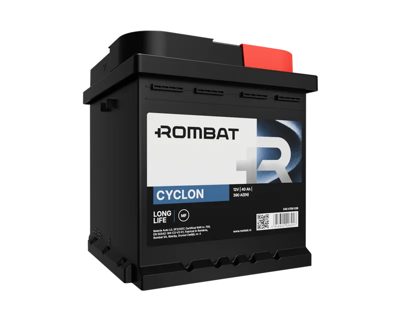 Acumulator 40 Ah Rombat 390 A Pornire SLI Cyclon
