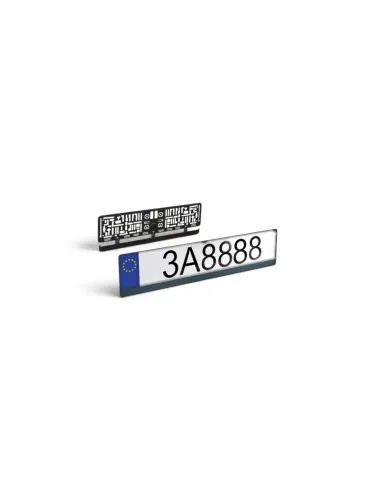 Suport Număr Înmatriculare Standard Bottari Platy, Format European