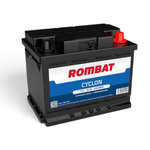 Acumulator 55 Ah Rombat 450 A Pornire SLI Cyclon