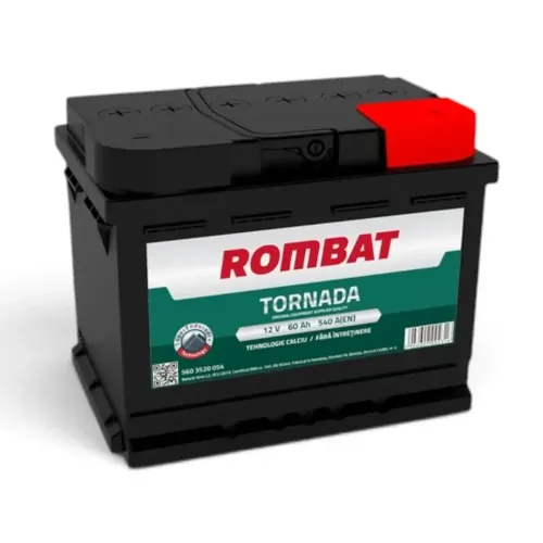 Acumulator 60 Ah Rombat 540 A Pornire SLI Tornada