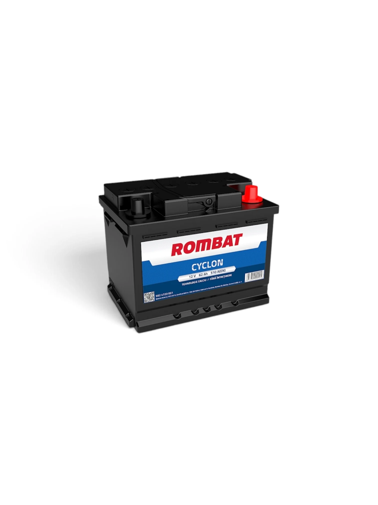 Acumulator Rombat 62Ah 510A