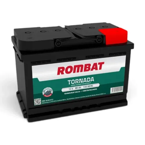Acumulator 80 Ah Rombat 720 A Pornire SLI Tornada
