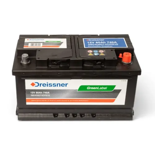 Acumulator 80 Ah Dreissner 740 A Pornire SLI Greenlabel