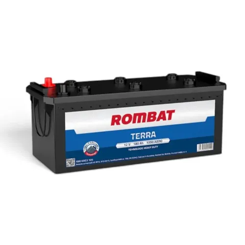 Acumulator cu Borne Inverse 180 Ah Rombat 1050 A Pornire SLI Terra