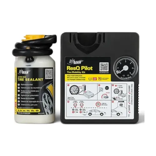 Kit Reparare Pană Airman ResQ Pilot — Compresor + Soluție de Etanșare