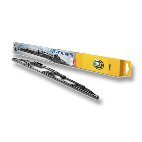 Ștergător Parbriz Hella Metal Wiper 475 mm, Cadru Metalic, Prindere Cârlig