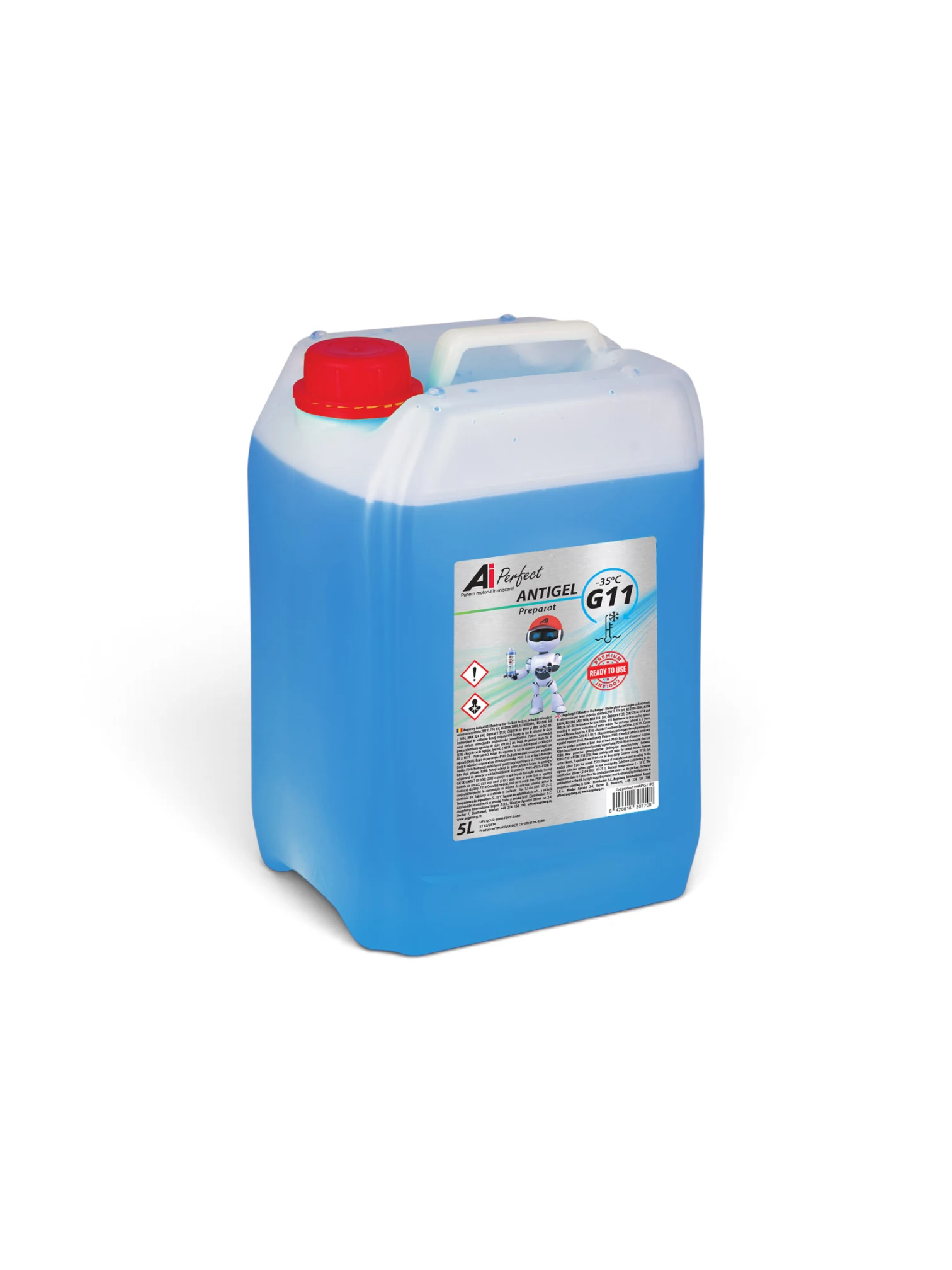 Antigel Aiperfect G11R, 5 Litri -35 ^c Gata Pregatit Pentru Utilizare