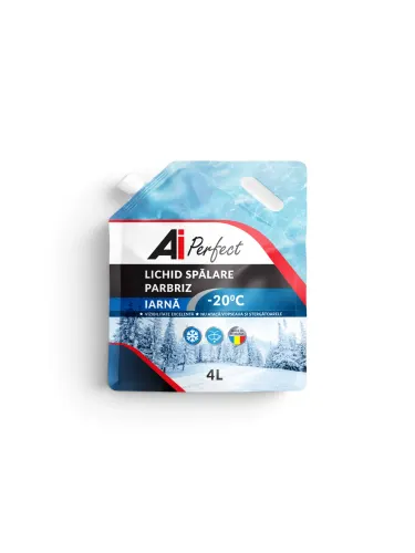 Lichid Parbriz Premium Iarna AiPerfect 4L, -20°C Aroma: Lavanda Putere Mai Mare de Curatare și Miros Intes.