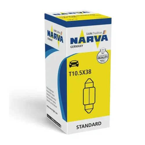 Bec C10W Halogen Narva Festoon 11x35 1 Buc 12V 10W