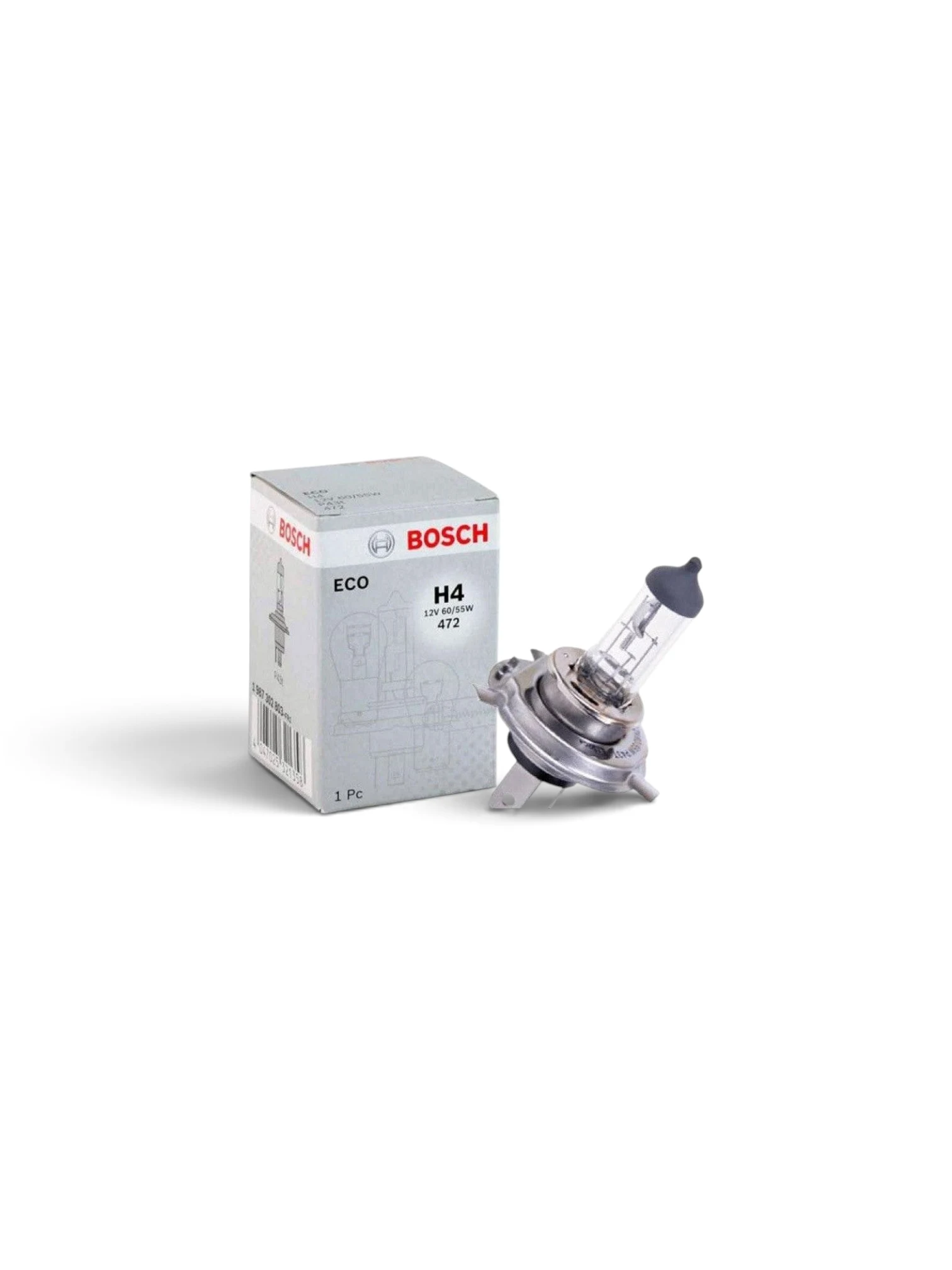 Bec H4 Halogen Bosch Eco x1 Bucata 12V 55W