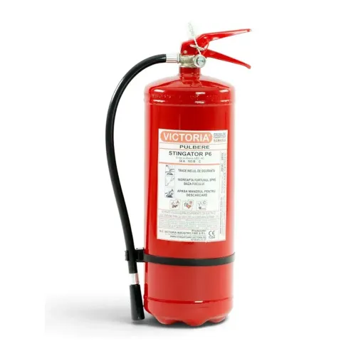 Stingător Auto cu Pulbere P6-EC, 6 kg, cu Manometru AM Truck Parts