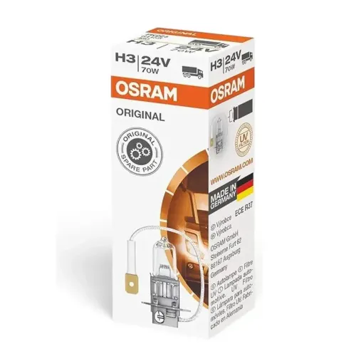 Bec H3 Halogen Osram Standard 24V 70W
