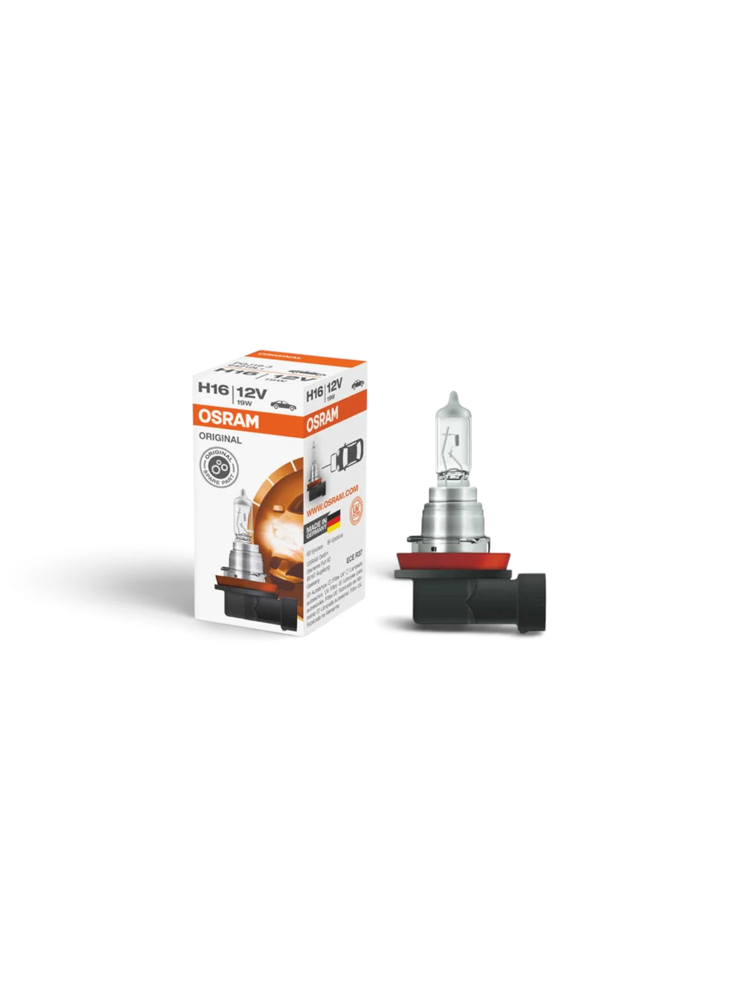 Bec H16 Halogen Osram 12V 19W