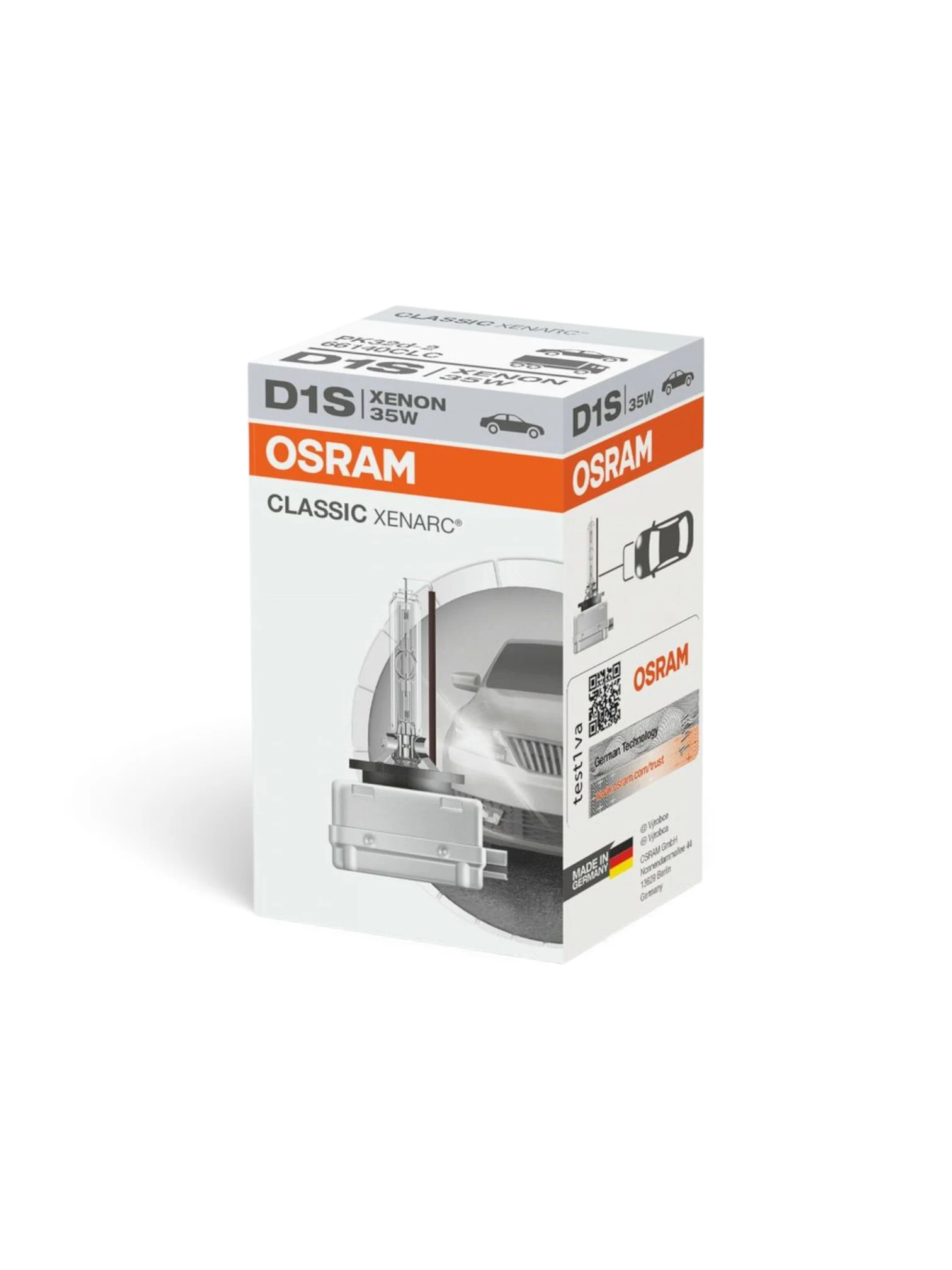 Bec D1S Halogen Osram Xenarc 35W