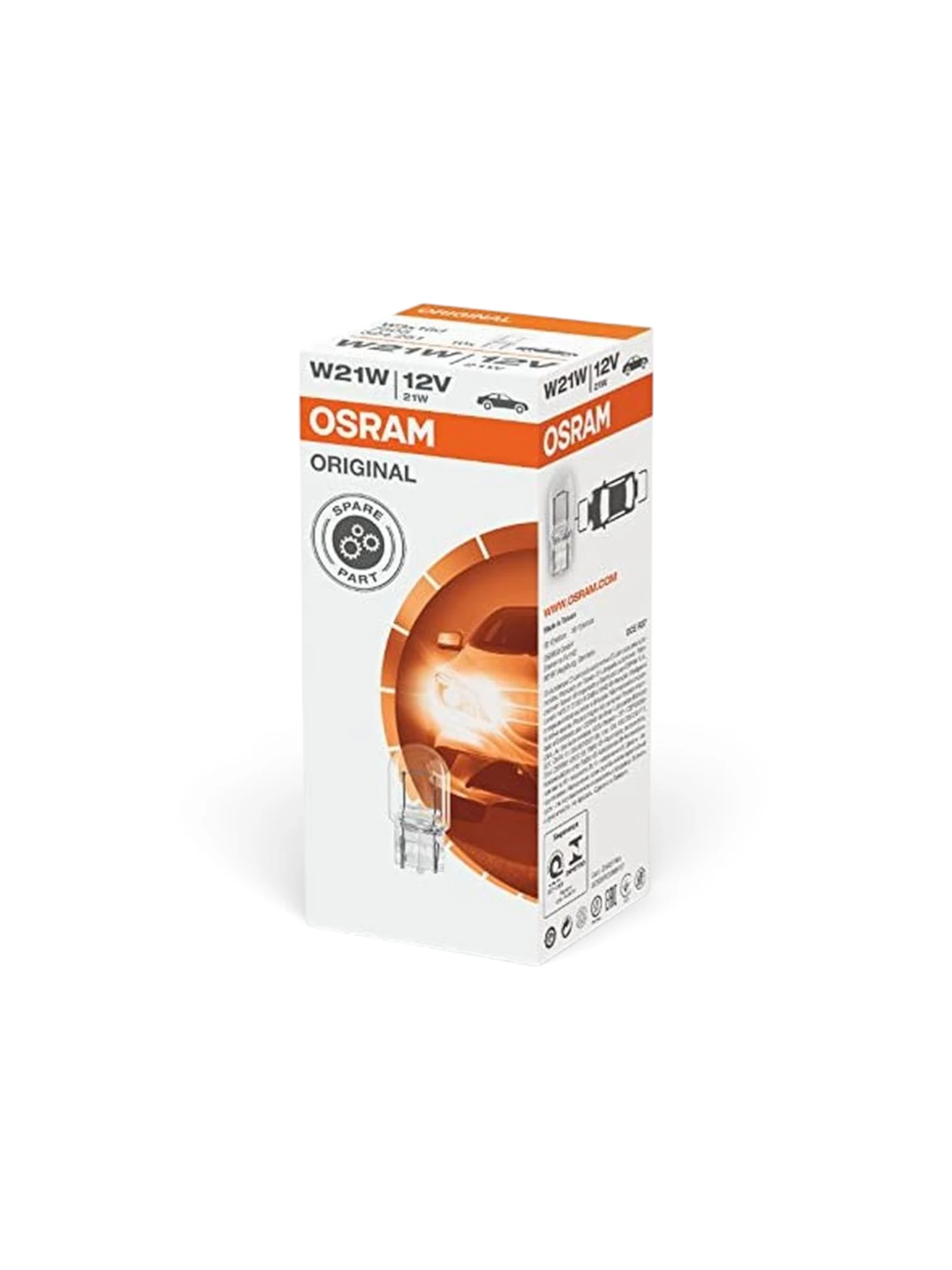 Bec W21W Halogen Osram Fara Soclu 12V 21W