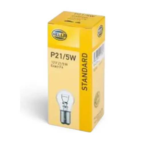 Bec P21/5W Halogen Hella 12V21W Dublu Filament 5W