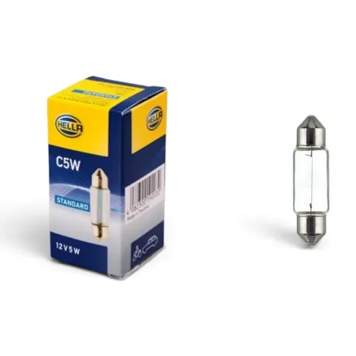 Bec C5W Halogen Hella 12V5W