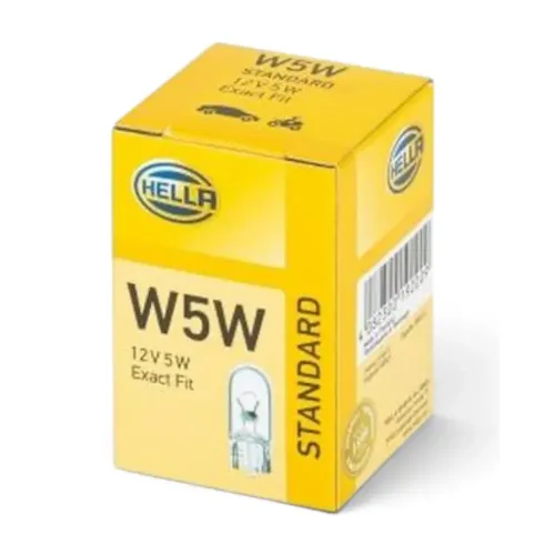Bec W5W Halogen Hella 12V5W