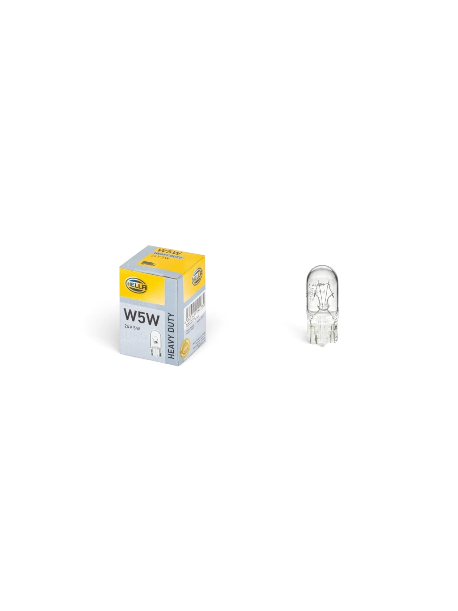 Bec W5W Halogen Hella 24V 5W