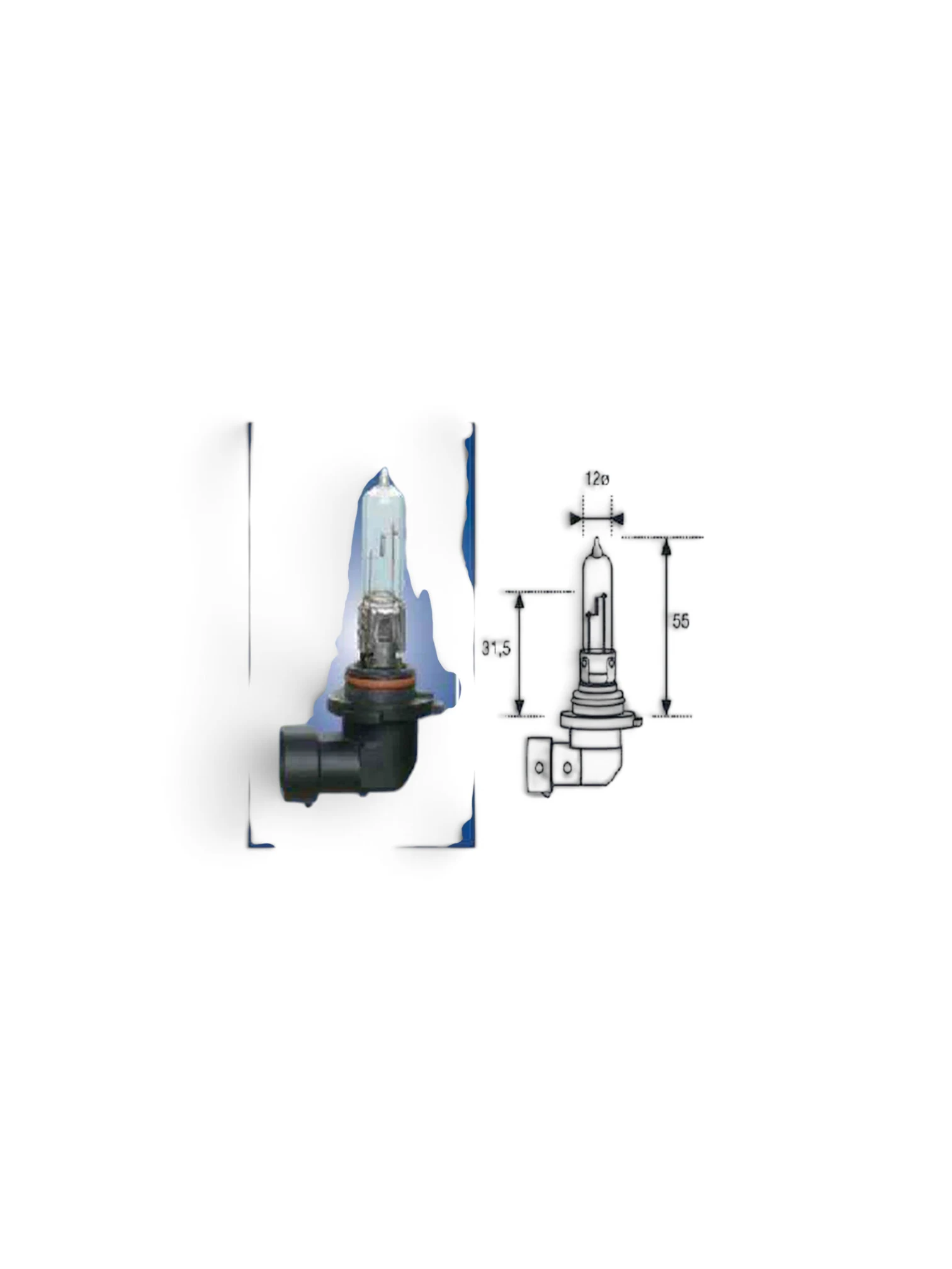 Bec HB3 Halogen Magneti-marelli Magneti Marelli 12V 65W