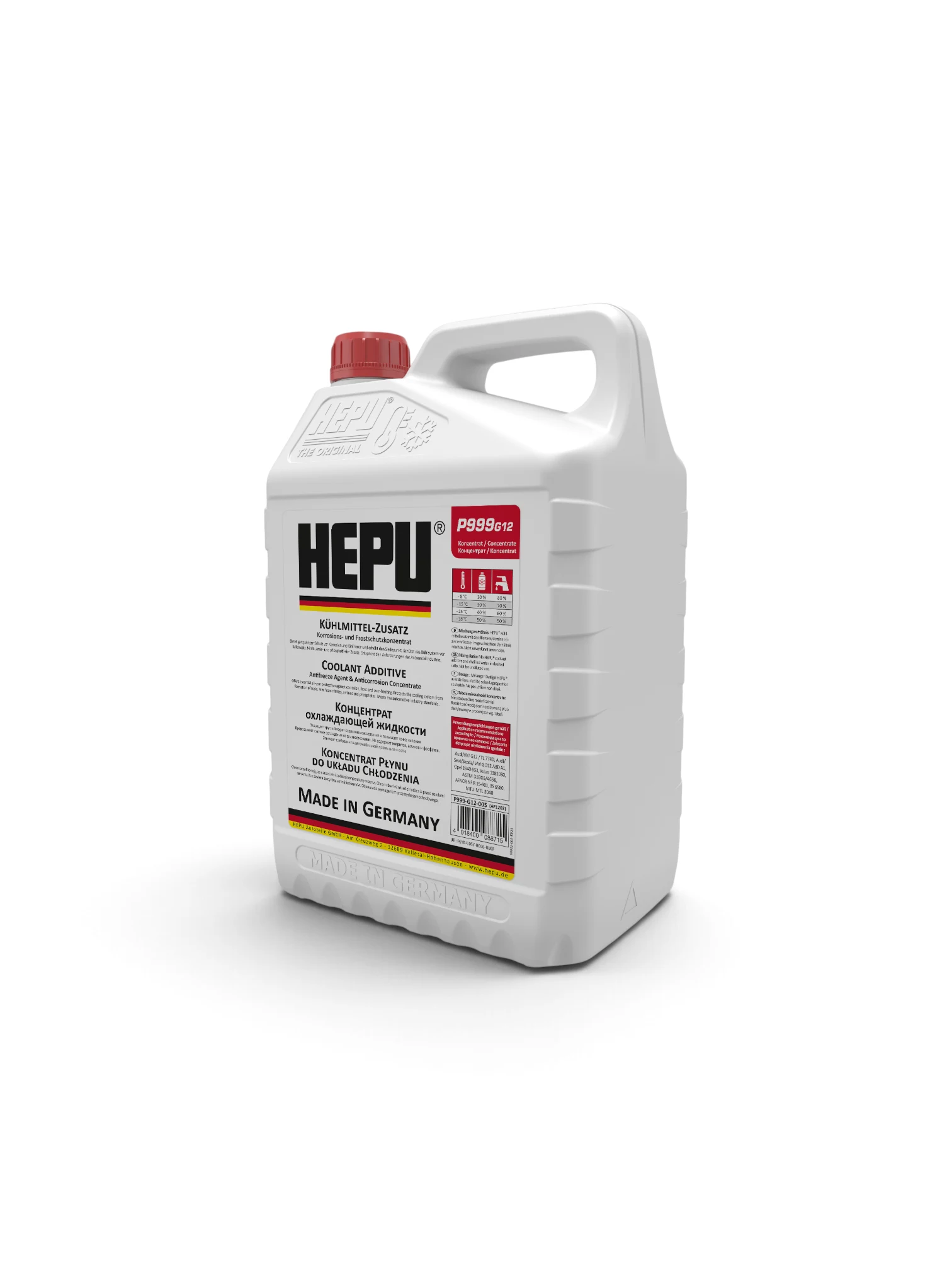 Hepu Antigel Concentrat G12 5L