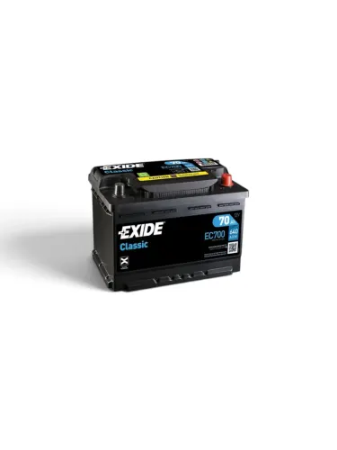 Acumulator 70 Ah Exide 640 A Pornire SLI Classic