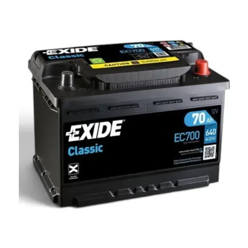 Acumulator 70 Ah Exide 640 A Pornire SLI Classic