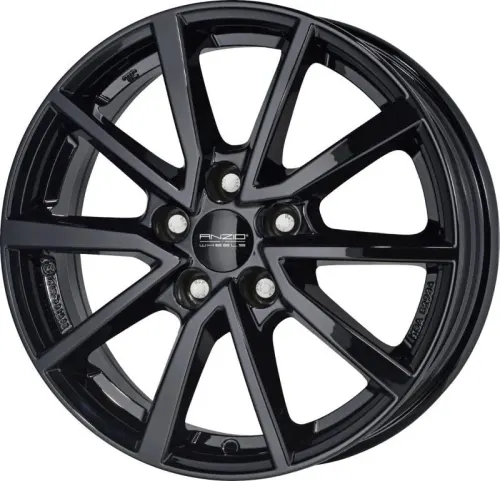 Jantă aliaj R16 negru ANZIO Vec — 5×108, ET47