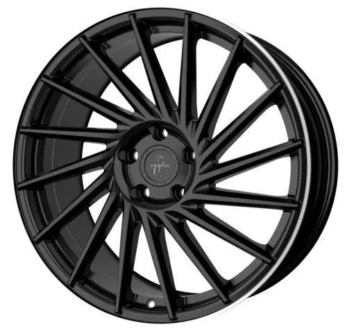 Jantă aliaj R19 negru față șlefuită Keskin Tuning KT17 — 5×112, ET45