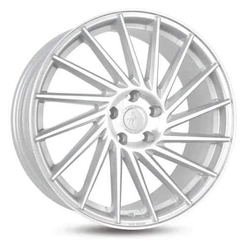Jantă aliaj R19 argintiu față șlefuită Keskin Tuning KT17 — 5×112, ET45