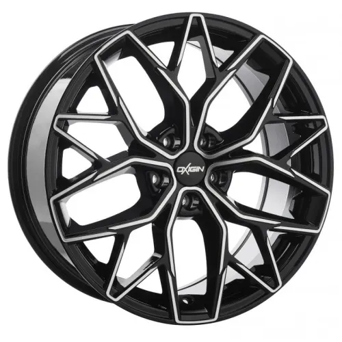 Jantă aliaj R20 negru față șlefuită Oxigin 26 Oxid — 5×112, ET35
