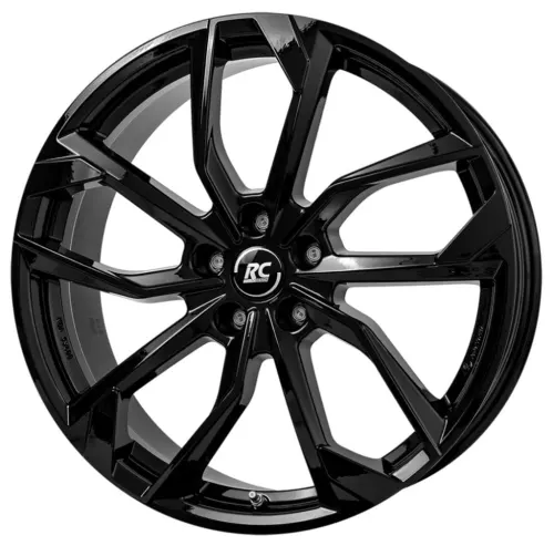 Jantă aliaj R17 negru lucios RC Design RC34 — 5×108, ET45