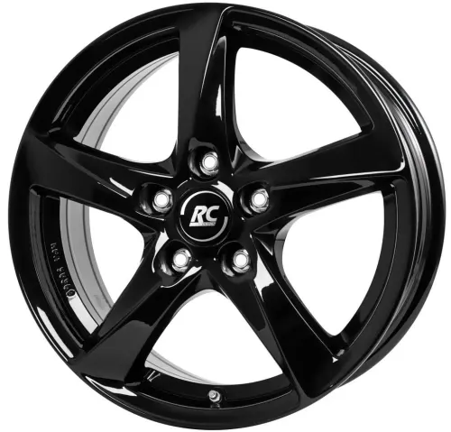 Jantă aliaj R16 negru lucios RC Design RC30 — 5×108