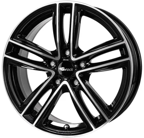 Jantă aliaj R16 negru lucios șlefuit RC Design RC27 — 5×114.3, ET45