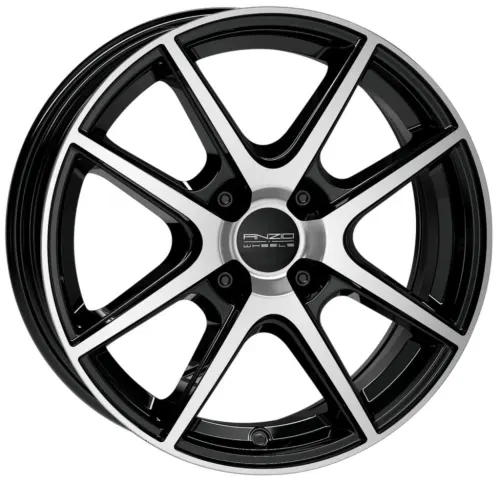 Jantă aliaj R14 negru ANZIO Split — 4×98, ET35