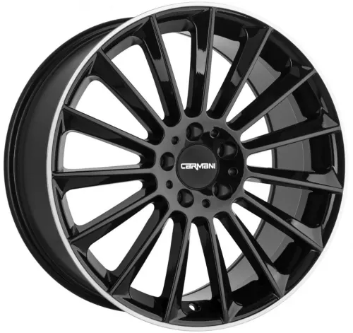 Jantă aliaj R19 negru față șlefuită Carmani 17 Fritz — 5×114.3